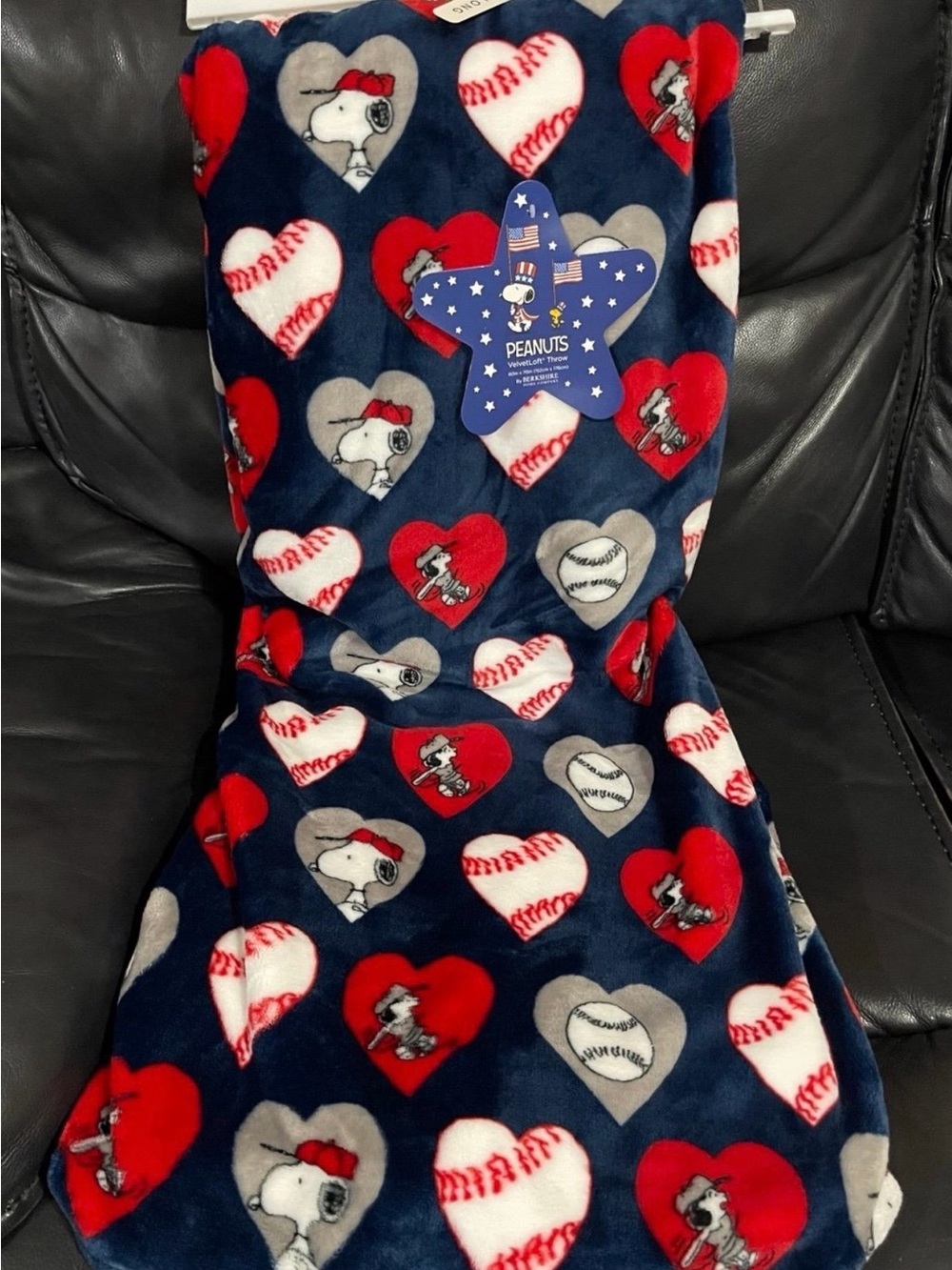 Peanuts Snoopy Patriotic Throw - Patriotic PEANUTS Throw Peanuts Baseball Throw